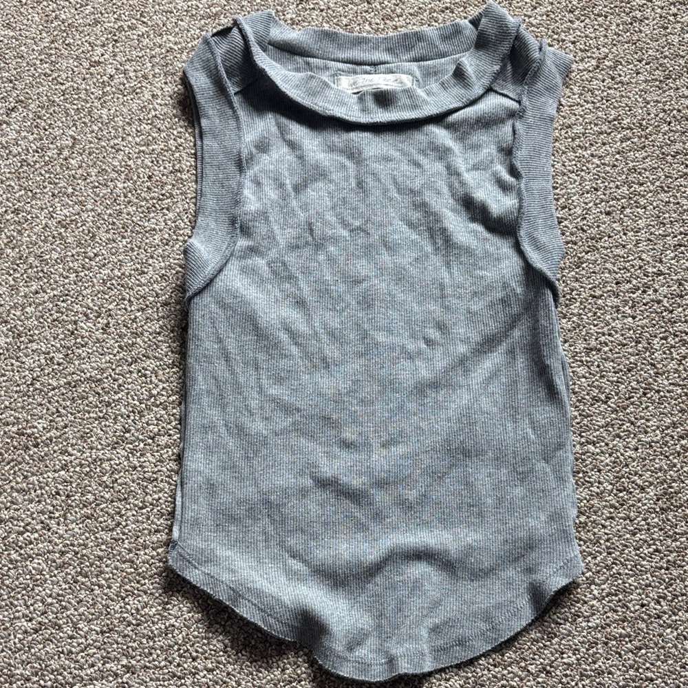 We The Free Gray Tank Top